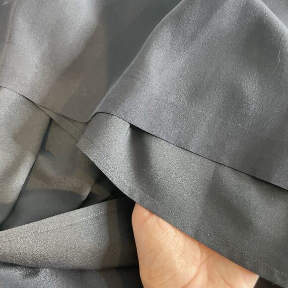 Tibi Women's Black‎ Embroidered Sleeveless Silk Dress Size 4 Aztec Boho Party - Picture 13 of 14